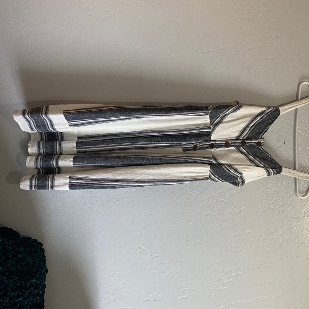 Universal thread, small, blue/white